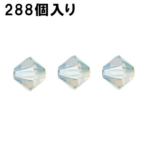 クリスタル ラインストーン プレシオサ ビーズロンデル 6mm ホワイトオパール CRYSTAL PRECIOSA