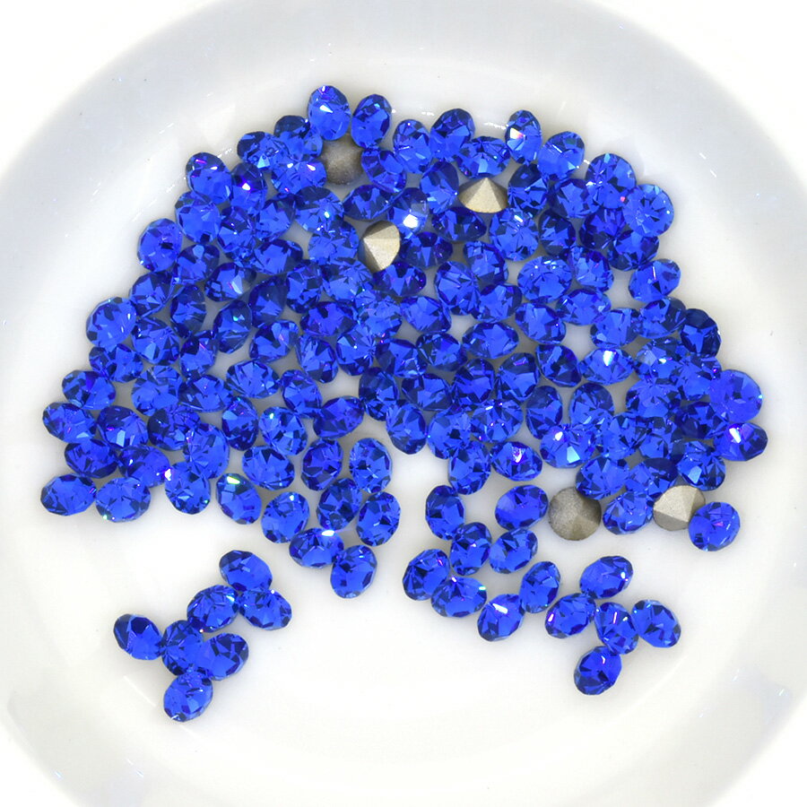 Vカット pp31 プレシオサ サファイヤ F MAXIMA チャトン マキシマ クリスタル ラインストーン CRYSTAL ..