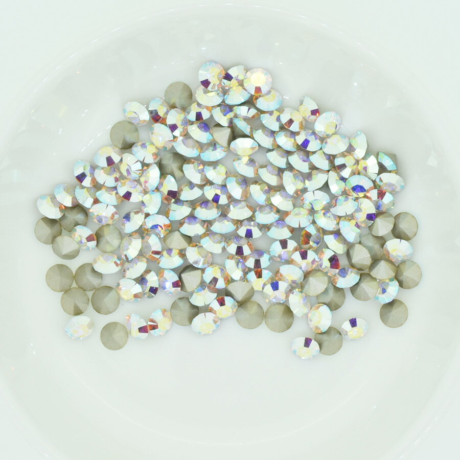 Vカット プレシオサ PP3 クリスタル AB F MAXIMA チャトン マキシマ クリスタル ラインストーン CRYSTAL