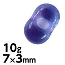 【Max50%off開催中】チェコビーズ ガラスビーズ 手芸 ビーズ/10g(10g=約70粒) ファルファーレ 7mm × 3mm 青 ブルー / カットガラス チェコ ビーズ パーツ アクセサリー ネックレス ピアス イヤリング ハンドメイド / ブルー系