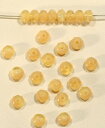 チェコビーズ FPドーナッツ3/5ミリ マーブルベージュオパール【ファイアポリッシュ変形/ドーナッツ/3×5mm/アクセサリーパーツ/ハンドメイドパーツ】★