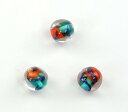 チェコビーズ ダンプリング10ミリ トロピカルオレンジ【ハンドメイドビーズ/ハンドメイドビーズその他/アクセサリーパーツ/ハンドメイドパーツ】★