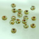 【期間限定30%OFF】チェコビーズ ロカイル11/0 アクアマリンピカソ【シードビーズ/ロカイル/11/0(約2.1mm)/アクセサリーパーツ/ハンドメイドパーツ】★