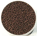 チェコビーズ ロカイル9/0 メタリックブラウン シードビーズ/ロカイル/9/0(約2.5mm) アクセサリーパーツ ハンドメイドパーツ