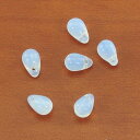チェコビーズ PBドロップ4/6ミリ ホワイトオパール【プレストビーズ変形/ドロップ/4×6mm/アクセサリーパーツ/ハンドメイドパーツ】★