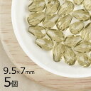 【5個】ファイアポリッシュ ドロップカット ブラックダイア グレー系 グレイ 約9.5mm×7mm ハンドメイド 手芸 材料 ピアス ネックレス チェコガラス【...