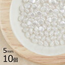 【10個】ピンチ ピンチ 約5mm ハンドメイド 手芸 材料 ピアス ネックレス 素材 手作り ヴィンテージ チェコガラス【ビーズ パーツ チェコビーズ ガラス...