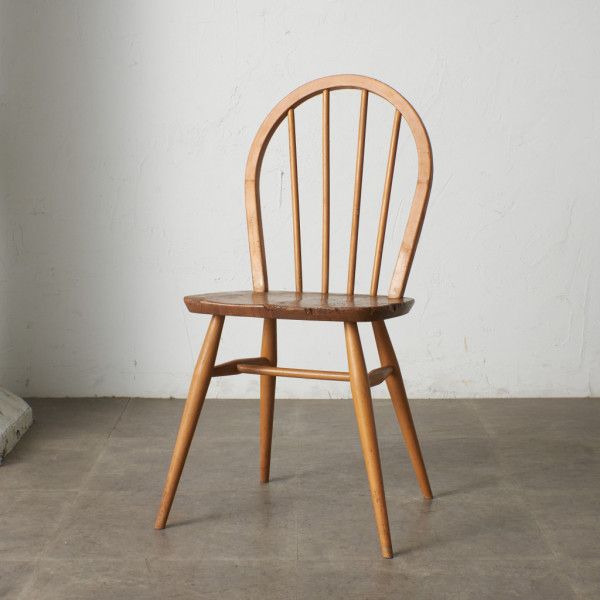 IZ70118F★ercol フープバックチェア 4本 スポーク アーコール ダイニングチェア 英国 ヴィンテージ 曲..