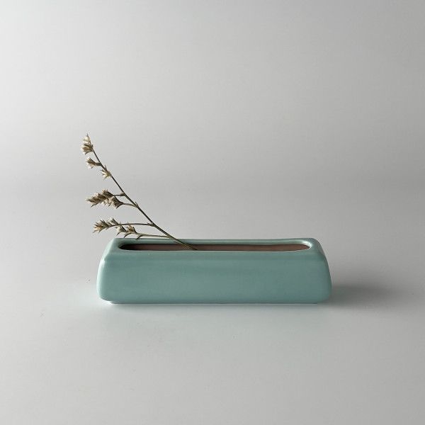 英国 イギリス プールポッタリー Poole Pottery フラワーベース 花器 陶器 花瓶 オブジェ Twintone ツ..