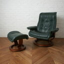 定価44万 ekornes ストレスレス ロイヤル ラージ Lサイズ リクライニングソファ オットマン 北欧 ノルウェー 本革 エコーネス IZ78733N