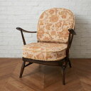 レア ercol 1人掛け ソファ イージーチェア アーコール 英国 ヴィンテージ シングルソファ ラウンジチェア 北欧 モダン スタイル IZ84147N