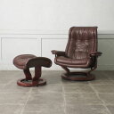 参考定価44万 ekornes ストレスレス ロイヤル リクライニングソファ オットマン スツール 北欧 ノルウェー 本革 総革 エコーネス IZ84261F