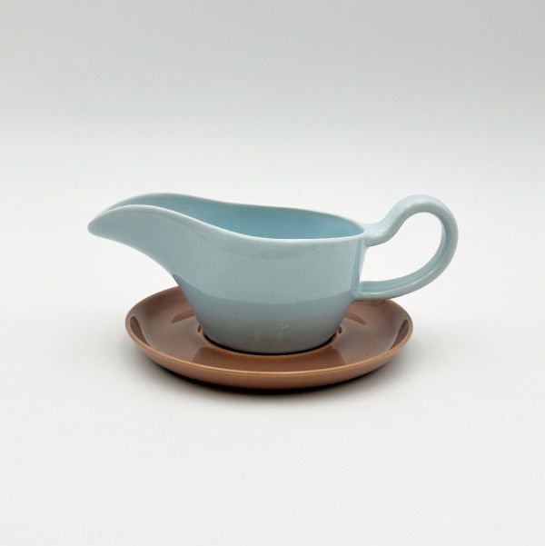 Denby デンビー ラングレー ルツェルン ソースボート ソーサー付 英国 ヴィンテージ 食器 ソース入れ ..