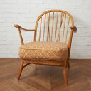 レア ercol 1人掛け ソファ イージーチェア アーコール 英国 ヴィンテージ シングルソファ ラウンジチェア 北欧 モダン スタイル IZ87324F