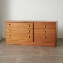 Stag Furniture ワイド チェスト 英国 ヴィンテージ チーク 3段 ドロワー サイドボード イギリス スタッグ ミッドセンチュリー IZ89086N