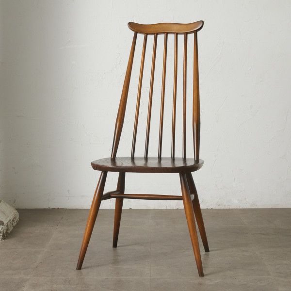 ERCOL ゴールドスミスチェア 英国 ヴィンテージ ダイニングチェア 椅子 ウィンザー チェア 木製 アーコール エルム ビンテージ IZ92621N