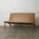 アメリカ Organic Modernism ベンチ ソファ 無垢材 ウォールナット アームレス 2人掛け ラブソファ 北欧 スタイル USA モダン IZ93792F