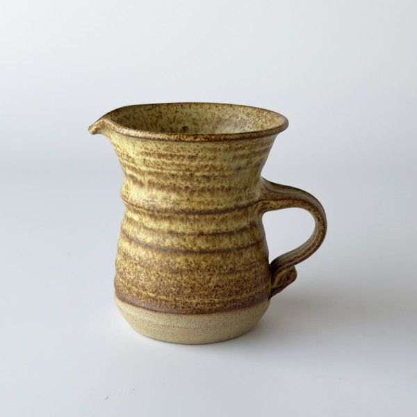 英国 ヴィンテージ ピッチャー スモール ジャグ 陶器 水差し ミルクジャグ フラワーベース ポット 食器 ビンテージ イギリス IZ94540F