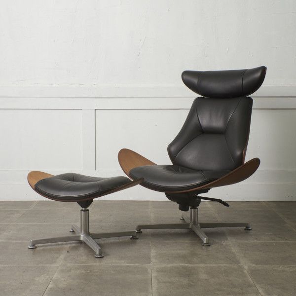 富士ファニチア Oceans リクライニングチェア & スツール オットマン Manta パーソナルチェア FUJI FUNITURE フジファニチャー IZ95081F