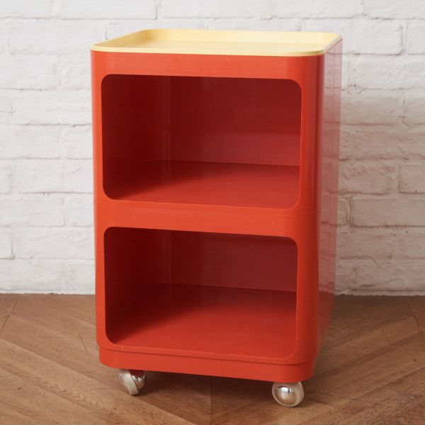 スペースエイジ ヴィンテージ キャスター ワゴン DAIKAINDUSTRIAL キャビネット 2段 ダイカインダストリアル ミッドセンチュリー IZ96162F