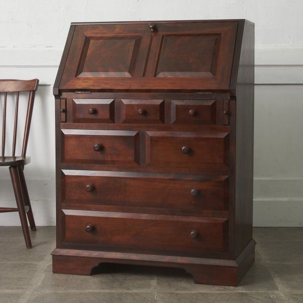 楽天市場】松本民芸家具 ライティングビューロー デスク ミズメザクラ