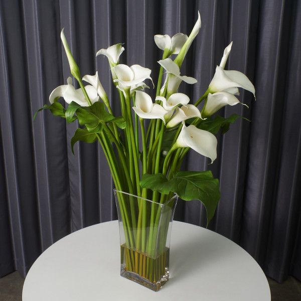 EMILIO ROBBA エミリオロバ 造花 アーティフィシャルフラワー CALLA カラー ブーケ アートフラワー 花瓶付き オブジェ 置物 装飾 IZ97134N