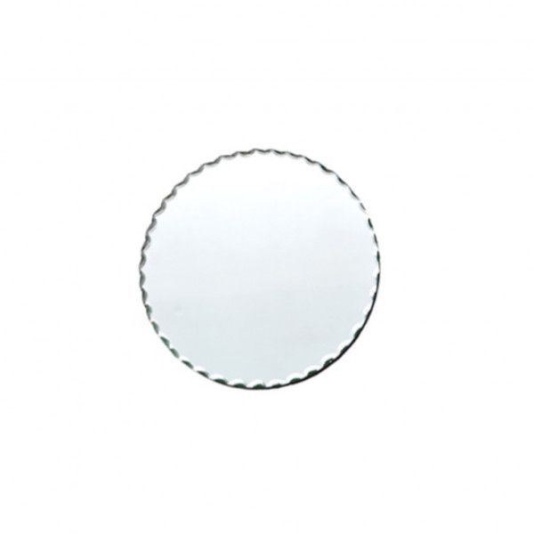 IZ47040S★エッジング ラウンドミラー S 鏡 ウォールミラー クラシック シンプル 楕円 洗面所 玄関 丸 円形 壁掛け ミラー