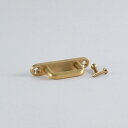 真鍮 ハンドル 金具 パーツ DIY 取手 取っ手 ドア 引き出し アンティーク ヴィンテージ 風 レトロ ゴールド おしゃれ IZ87638S