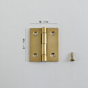 真鍮 ヒンジ 蝶番 丁番 ちょうつがい ドア 扉 金具 パーツ DIY アンティーク ヴィンテージ 風 レトロ ゴールド おしゃれ IZ87639S
