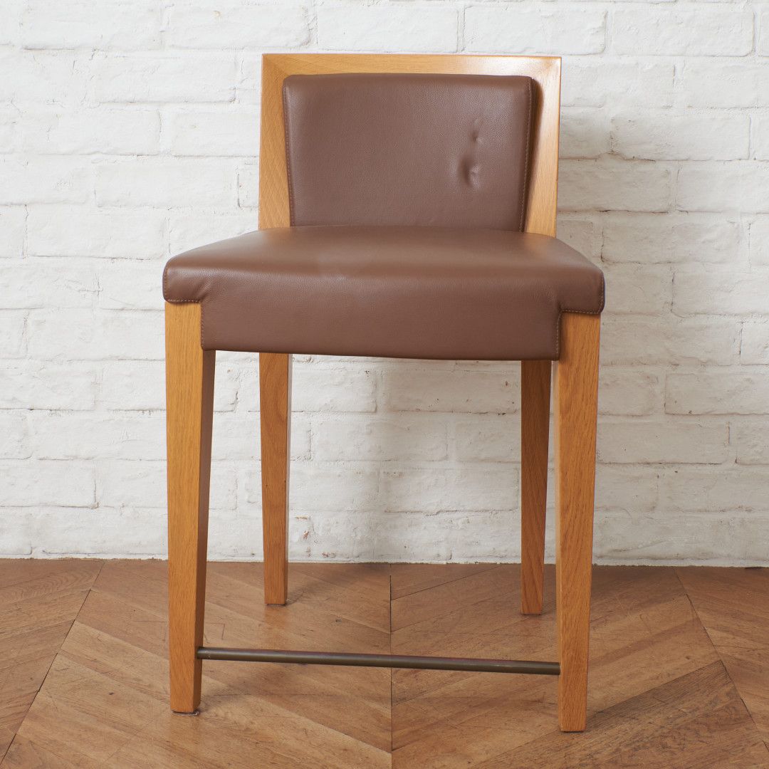 MOROSO CARTIER ハイチェア 椅子 カウンターチェア 本革 バーチェア 木製 チェア ハイスツール イス モローゾ イタリア モダン 94722