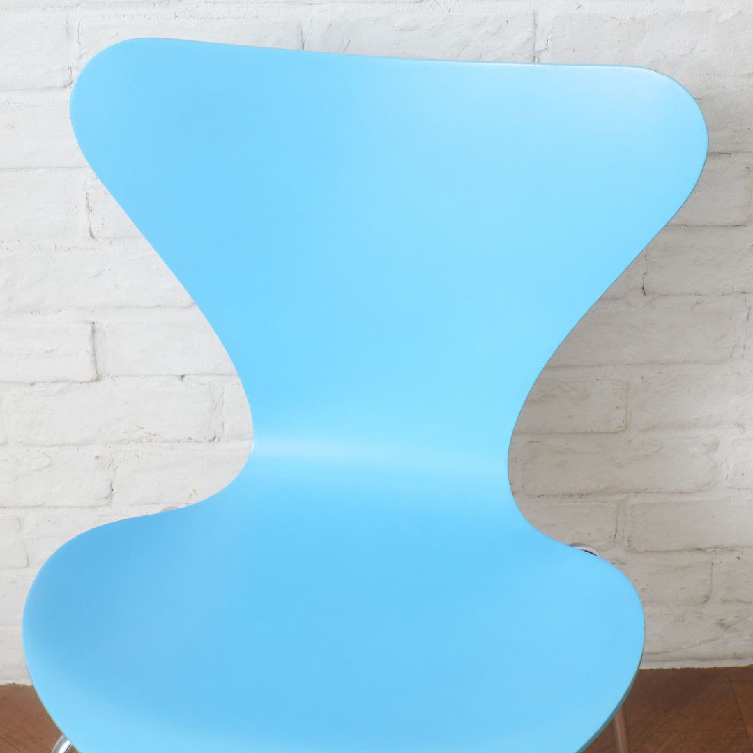 正規品 Fritz Hansen セブンチェア カラードアッシュ 水色 名作 椅子 イス 北欧 デンマーク アルネヤコブセン フリッツハンセン 100517 [2]