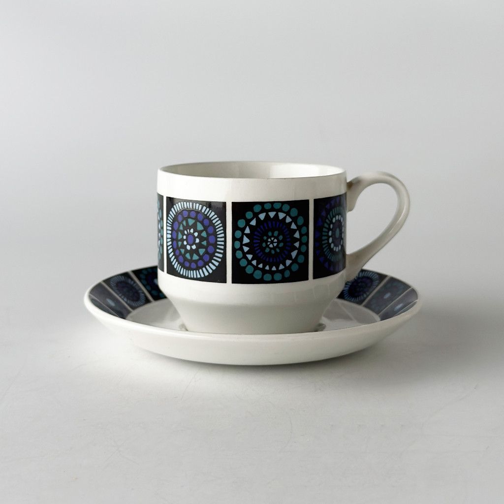 Rakuten - Midwinter ミッドウィンター Madeira マデイラ カップ＆ソーサー 英国 ヴィンテージ 陶器 雑貨 食器 ティー コーヒー 100714