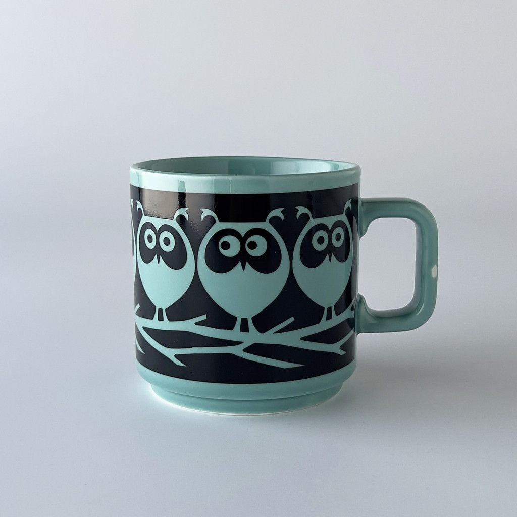 Rakuten - Hornsea マグカップ Owls on Branch Teal ティール イギリス 輸入 ミッドセンチュリー 英国 ホーンジー レトロ おしゃれ 食器 80844