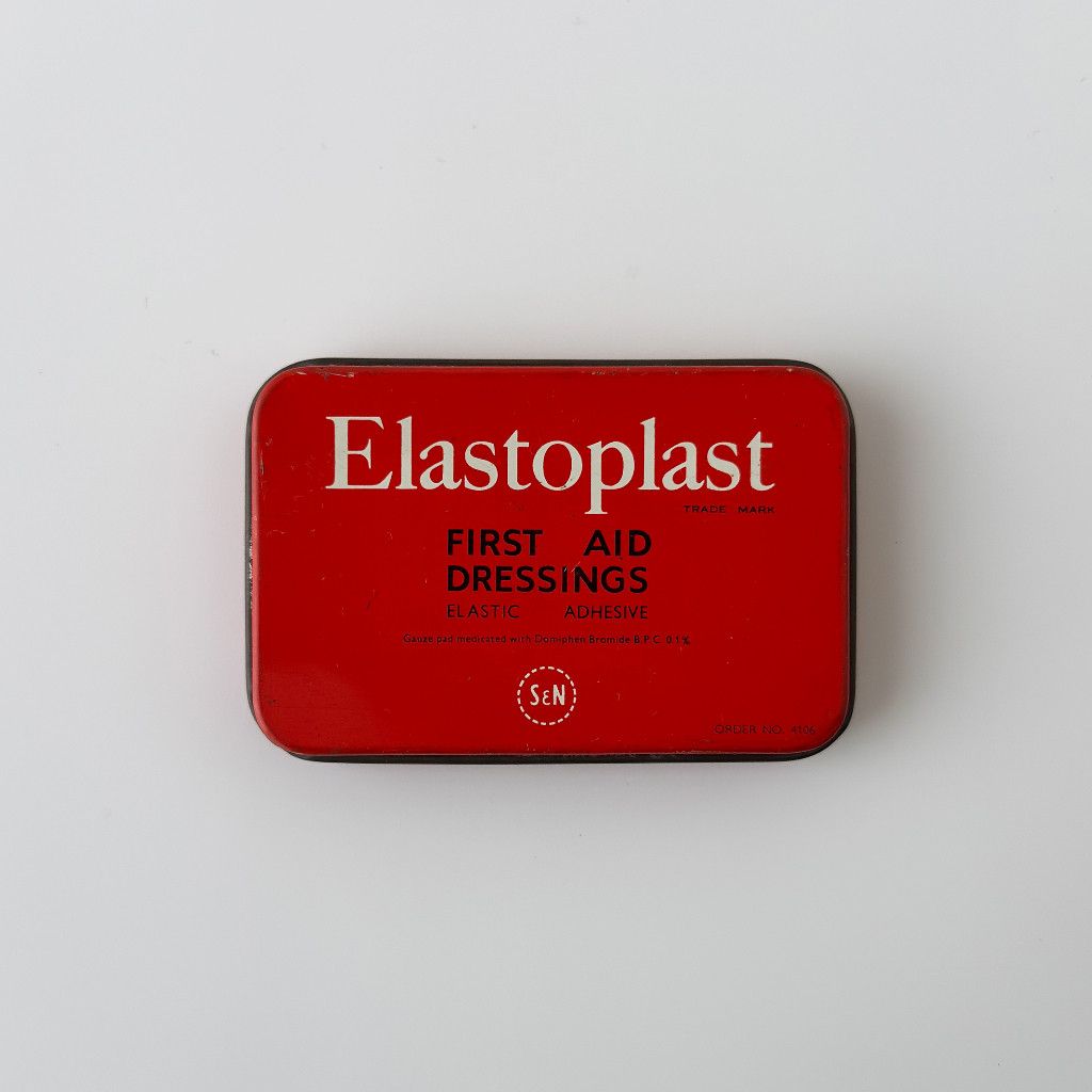 英国 ヴィンテージ 缶 メタル ケース TIN 年代物 古い 小物入れ 店舗什器 イギリス ビンテージ 雑貨 オブジェ ブリキ 82929