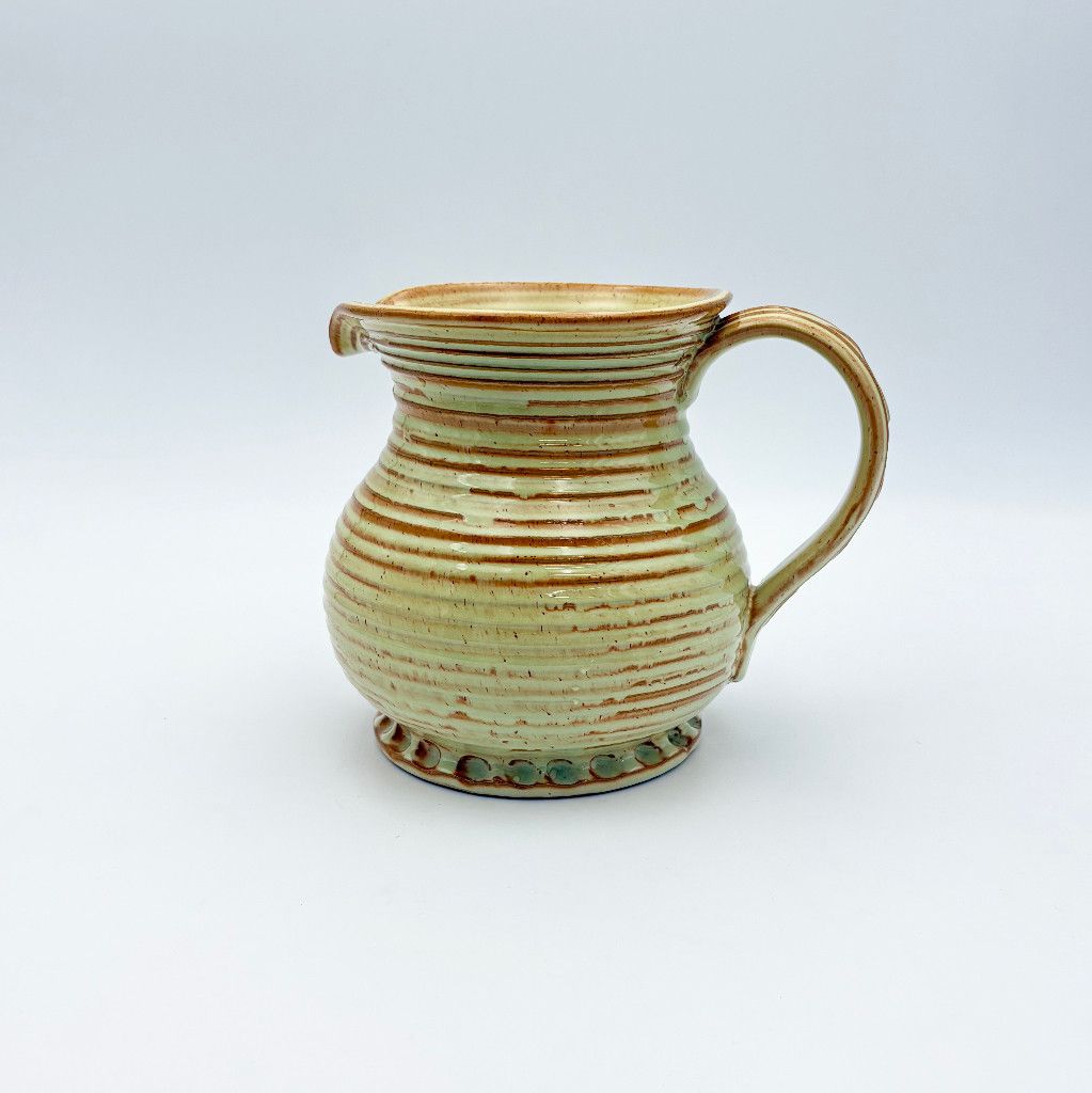 Rakuten - Pottery Vase 陶器 オブジェ 雑貨 底面穴有り 英国 ヴィンテージ フラワーベース 鉢 花 器 モダン ビンテージ 85571