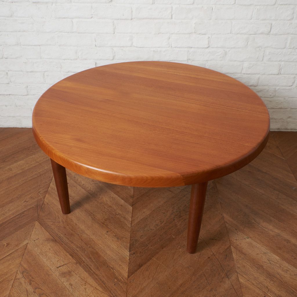 【！送料別！】 デンマーク Heltborg Mobler コーヒーテーブル 北欧 ヴィンテージ ブラジリアンローズウッド センターテーブル 円形 丸 モダン 90406 デンマーク Heltborg Mobler コーヒーテーブル 北欧 ヴィンテージ