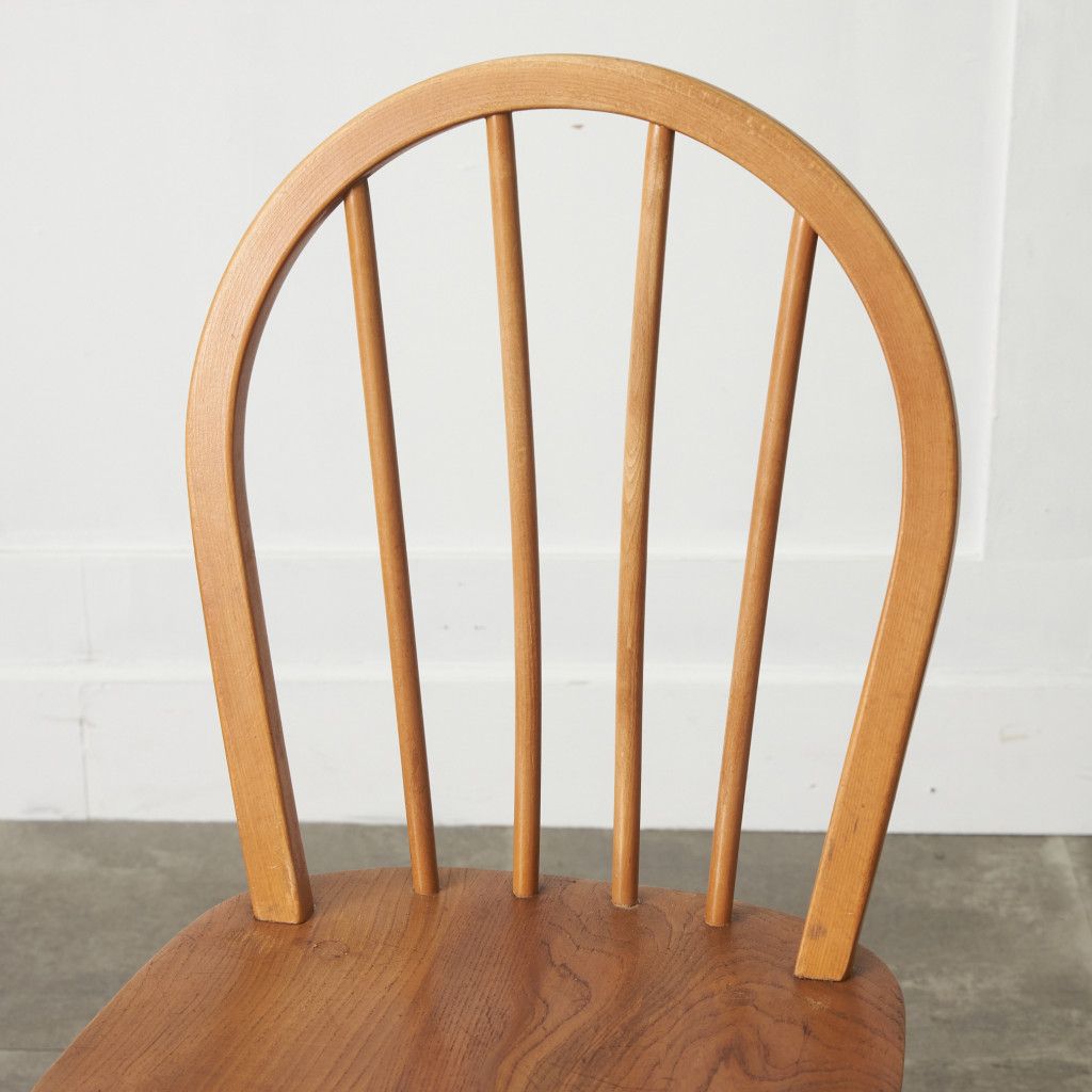 ercol フープバックチェア 4本 スポーク アーコール ダイニングチェア 英国 ヴィンテージ 曲木 椅子 エルム 天然木 イギリス 88673 [2]