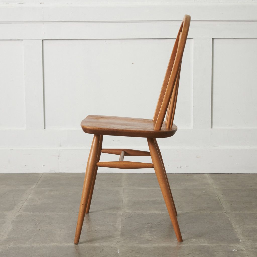 ercol フープバックチェア 4本 スポーク アーコール ダイニングチェア 英国 ヴィンテージ 曲木 椅子 エルム 天然木 イギリス 88673 [3]