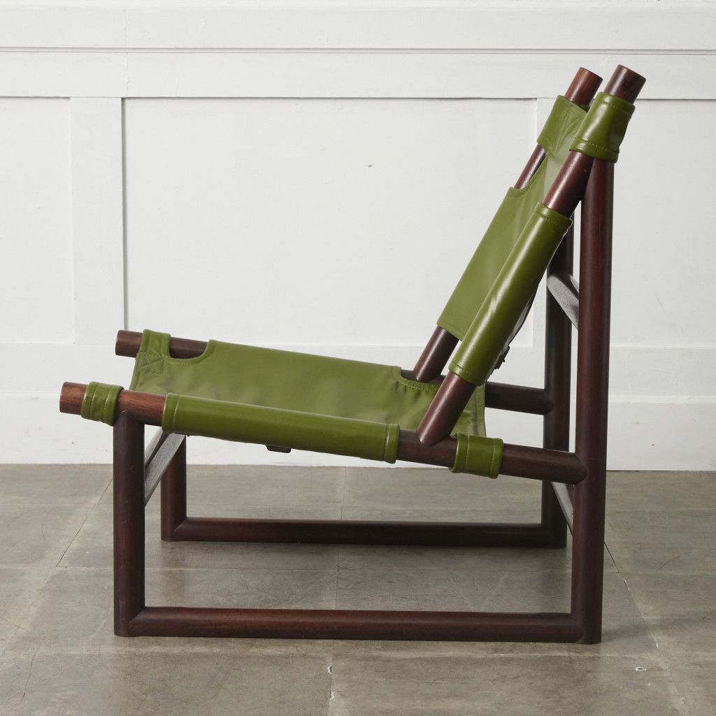 アメリカ Jackson Furniture イージーチェア 北欧 スタイル ヴィンテージ 本革 ローズウッド ソファ USA ジャクソンファニチャー 91419 [2]
