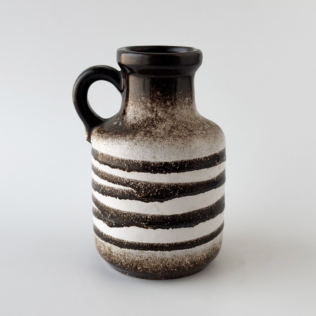 西ドイツ German Art Pottery ヴィンテージ フラワーベース Scheurich 花器 陶器 花瓶 オブジェ シューリッヒ アートポタリー 92806 [3]
