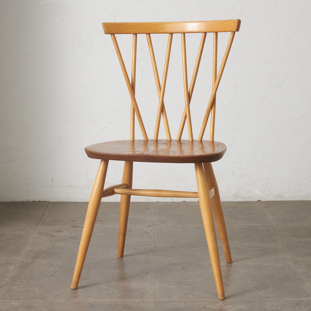 【発送の場合は即購入不可】 レア ercol ラティスドチェア アーコール 英国 ヴィンテージ クロスバックチェア エックスバックチェア ダイニングチェア 椅子 92635 永遠のあこがれが今、手に入る！ERCOLアーコール・エックスバック