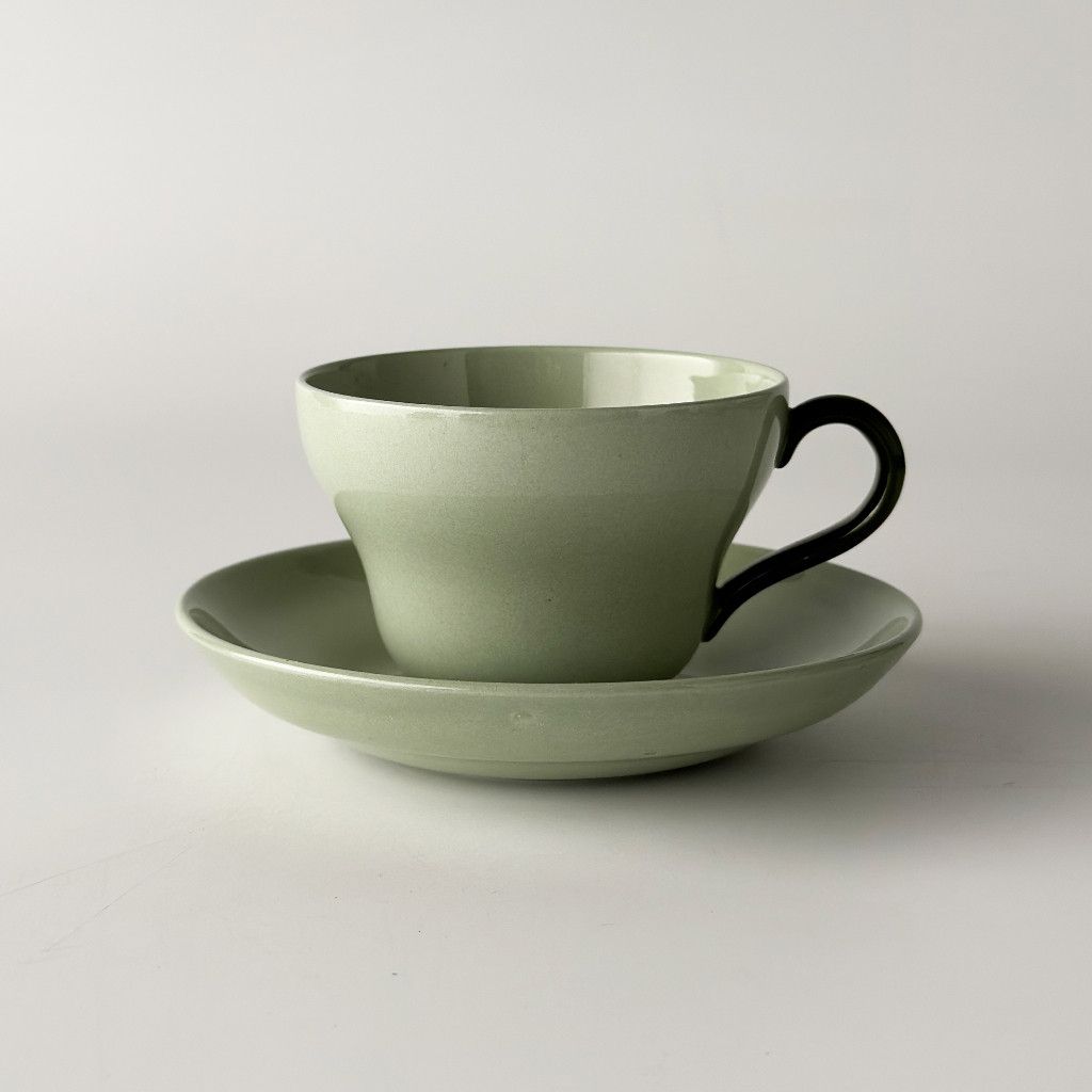 WEDGWOOD CELADON 英国 ヴィンテージ カップ＆ソーサー 雑貨 陶器 食器 紅茶 ウェッジウッド セラドン グリーン 99345