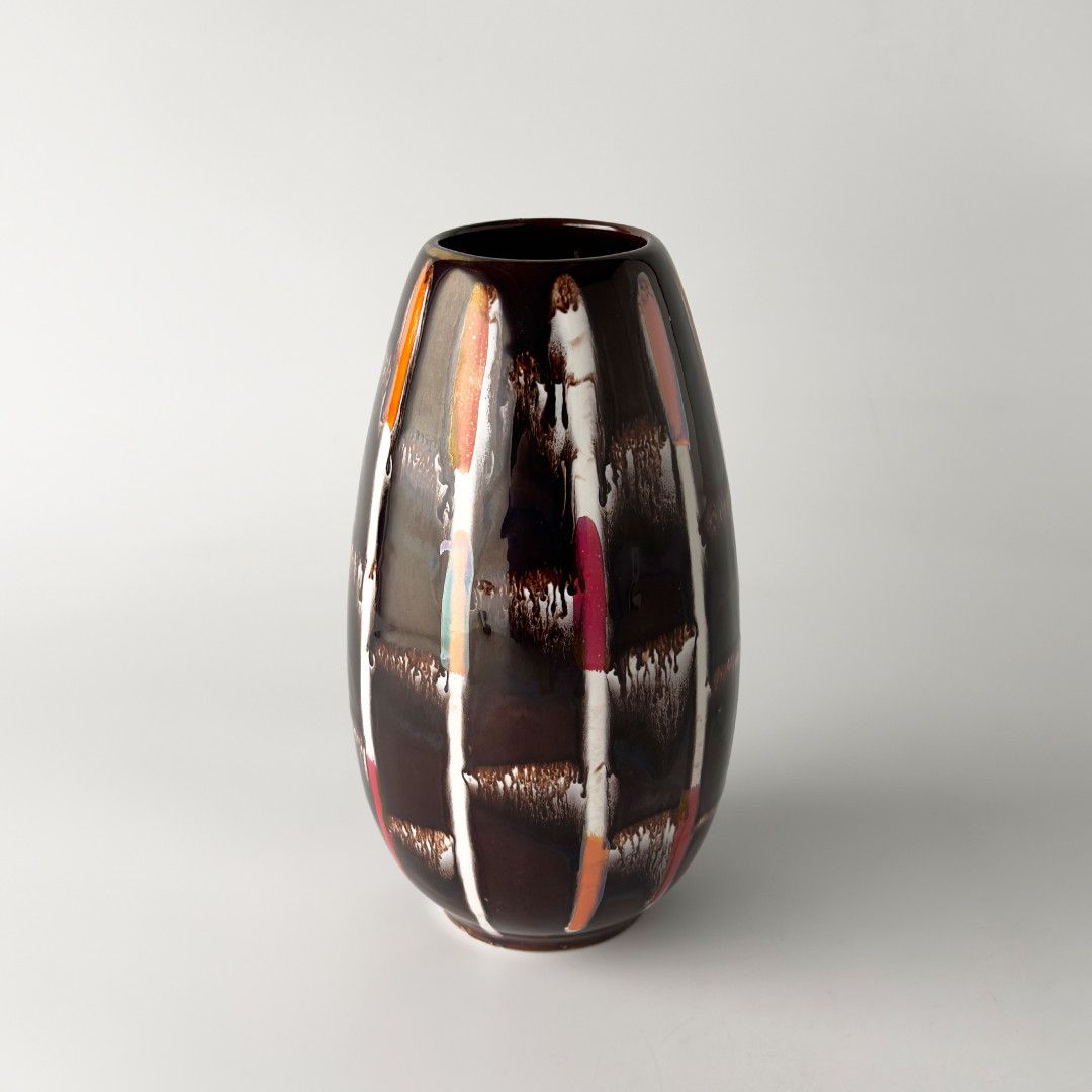 Rakuten - 西ドイツ German Art Pottery ヴィンテージ フラワーベース JASBA 花器 花瓶 一輪挿し 陶器 インテリア オブジェ アートポタリー 99497