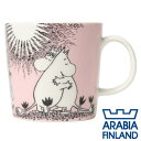 アラビア ARABIA ムーミン Moomin マグ ラブ(ピンク) 300ml Love マグカップ