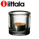 iittala イッタラ キビ Kivi キャンドルホルダー 60mm クリアー