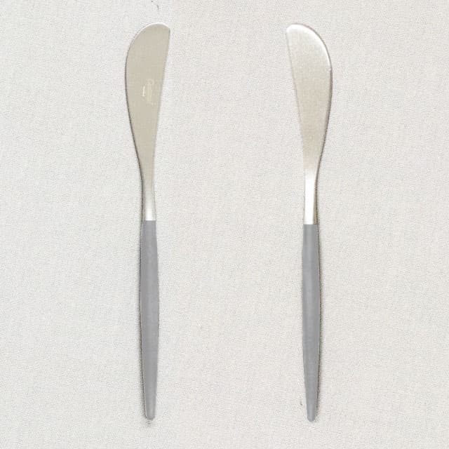 Cutipol クチポール GOA Gray ゴア グレー Butter knife バターナイフ ナイフ カトラリー 食器 マット ステンレス プレゼント ギフト 3