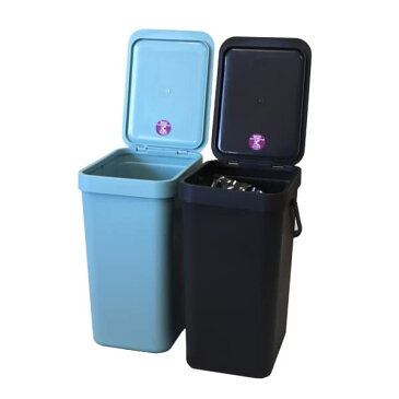 Brabantia ブラバンシア ソート&ゴー ビルトイン ウェイストビン Sort&Go Built-in Bin Mint&grey 2×12L 109980 ゴミ箱 分別【送料無料(一部地域除く)】