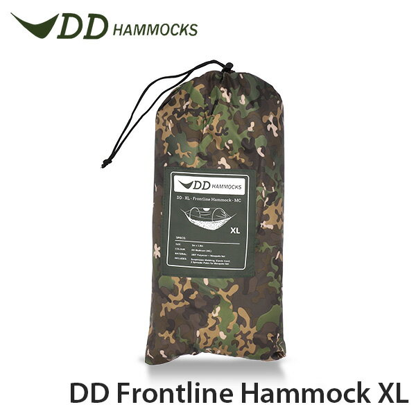 革新的で快適なハンモックと耐久性の高いタープを中心に、数多くのツールとキャンプの必需品を提供する人気ブランド｢DD Hammocks(DDハンモック)｣。ブランド名DD Hammocks(DDハンモック)シリーズ名DD Frontline Hammock(DDフロントラインハンモック)スペックサイズ(約)：3m×1.8m※125kgの方までご使用いただけます(目安)。重量(約)：1250g(ハンモックのみ)付属品：ウェビング(10m)、1m弾性コード×2、曲線ネットボール×2、吊り下げポケット購入単位1個配送種別在庫品販売価格は予告なく変更される場合がございます。あらかじめご了承ください。※ハンモックの中に入る際は、鋭利なものを持ちこまないようにしてください。※吊り掛ける場所の安全性を先に確認した上で設置をし、入る前には必ず結び目がしっかりしていることを確認してください。※ハンモックを地面に対して低く設置しないようにしてください。また、ハンモックの下に、材料やサスペンションなどの鋭利なものがないかの確認をしてください。※頻繁にご利用する際は、素材の強度・性能を維持するために、同じラインでの折り畳みはおやめください。※涼しく、乾燥した暗い場所で保管してください。※使用後は、完全に乾燥させてから収納してください。※火の近くでのご使用は避けてください。※40℃以上または−15℃以下のような極端な温度に長時間さらさないでください。※強い紫外線の下での長時間の露出は、素材が弱まる恐れがございます。※洗濯機での洗浄はしないでください。※使用する時は、お子様や周囲の環境にご注意ください。※3歳未満のお子様には適しておりません。※数量限定のため、先着順での販売となります。ご注文のタイミングによっては、完売となっている場合がございます。その際はキャンセル扱いとさせていただきますので、予めご了承下さい。※並行輸入商品となりますので、パッケージ等、変更となる場合がございます。予めご了承ください。※使用方法に関するサポートは出来かねますのでご了承くださいませ。※当店取り扱いの海外ブランド品は並行輸入品です。正規代理店による販売ではありません。※商品写真はできる限り実物の色に近づけておりますが、ご利用のパソコンやモニター環境、お部屋の照明等によって、画像の色味が異なって見える場合がございます。※同一商品を複数点ご注文の際はお断りさせて頂く場合がございます。予めご了承ください。※リニューアルに伴いパッケージや商品名等が予告なく変更される場合がございますが、予めご了承ください。※モニターの発色具合により色合いが異なる場合がございます。税込3980円以上送料無料沖縄・離島・一部地域は9800円(税込)以上送料無料【検索用キーワード】楽天 通販 通信販売 お届け 宅配 宅急便 配達 配送 ブランド雑貨 ブランド品 プレゼント 贈り物 おくりもの 贈物 誕生日 誕生日祝い 誕生日プレゼント クリスマスプレゼント バレンタインデー ホワイトデー 母の日 父の日 就職祝い 成人式 新生活 イベント バレンタイン 0707273933690 JU0811 DD Hammocks DDハンモック ハンモック DD Frontline Hammock DDフロントラインハンモック XL MC マルチカム フロントラインハンモック フロントライン フロント ライン ハンモック 釣床 吊床 釣り床 吊り床 吊るす 吊るし つりどこ ハンモックキャンプ アウトドア キャンプ 登山 山 山登り ソロキャンプ キャンプ用品 アウトドア用品 サバイバル 野外 屋外 通気性 蚊帳付き 蚊帳 大きめ 大きい 背の高い 高身長 身長 ブランド ブランド雑貨 アウトドアブランド アウトドア雑貨 海外ブランド 海外 China チャイナ 中国 カモフラージュ 迷彩 迷彩柄 柄【DD XL Frontline Hammock(DD XL フロントラインハンモック)】DDハンモックの中で最も大きなハンモックで、背の高い人にもおすすめです。通常のフロントラインと同様に、通気性に優れた超微細な蚊帳を備えている為、ジャングルなどといった様々な気候で活用していただけます。グラウンドシートと一緒に使用していただくと、地面に設営することも可能になります。【DD Hammocks(DDハンモック)】革新的で快適なハンモックと耐久性の高いタープを中心に、数多くのツールとキャンプの必需品を提供する人気ブランドです。クオリティの高さで評価され、絶えず進化し続ける製品は、世界中の最も厳しい気象条件での使用にも適しています。