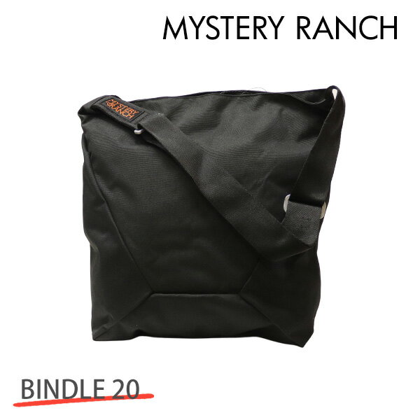MYSTERY RANCH ミステリーランチ BINDLE 20 ビンドル 21L BLACK ブラック トートバック ショルダーバック『送料無料（一部地域除く）』