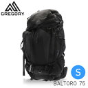 GREGORY グレゴリー バックパック BALTORO バルトロ 75 S (70L) オブシダンブラック 1425120413 リュックサック リュック バッグ カバン『送料無料(一部地域除く)』